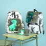 Trousse Scolaire avec Accessoires Jurassic Park Multicouleur Vert foncé