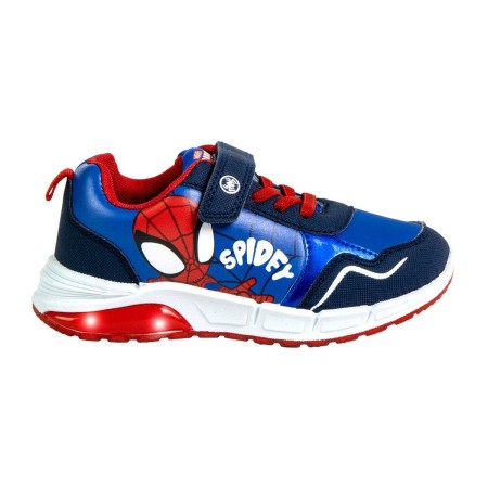 Zapatillas Casual Con LED Spidey Azul