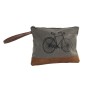 Trousse de toilette DKD Home Decor Gris Bicyclette (28 x 3 x 21 cm)