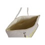 Sac de plage DKD Home Decor Naturel Polyester Menthe Jaune (52 x 14 x 38 cm) (2 Unités)