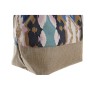 Sac de plage DKD Home Decor Naturel Bleu Lila Polyester (51 x 20 x 40 cm) (2 Unités)