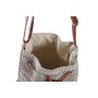 Sac à Bandoulière DKD Home Decor Marron Polyester Multicouleur PP Fibre (23 x 23 x 25 cm) (2 Unités)