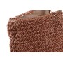 Sac DKD Home Decor Beige Polyester Terre cuite Fibre (55 x 10 x 58 cm) (2 Unités)