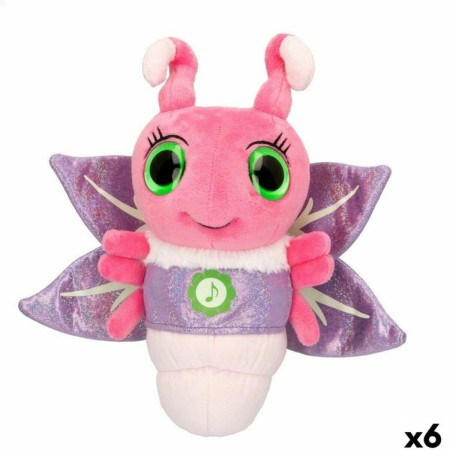 Peluche Eolo Luciérnaga Rosa Plástico 6 Unidades