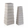 Jeu de Caisses de Rangement Empilables Versa Multicouleur Carton 15 Pièces