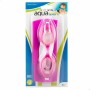 Bonnet et lunettes de bain AquaSport Rose Plastique 12 Unités