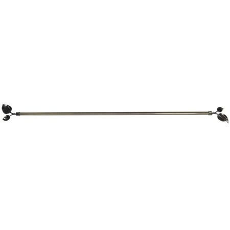 Tringle à Rideau DKD Home Decor Extensible Doré Métal Feuille d'une plante (160 x 16 x 16 cm)
