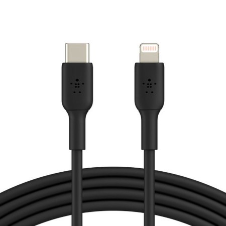 Cable USB-C a Lightning Belkin CAA003BT1MBK Negro 1 m