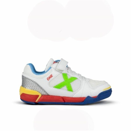 Zapatillas de Fútbol Sala para Niños Munich One Kid 67 Blanco