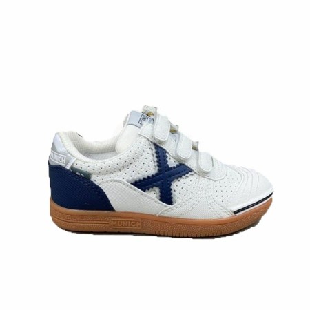 Zapatillas de Fútbol Sala para Niños Munich G-3 Blanco