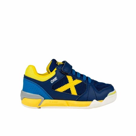 Zapatillas de Fútbol Sala para Niños Munich One Kid 70 Azul