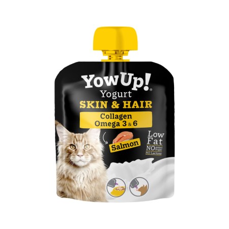 Comida para gato YowUp Skin & Hair Salmón 3 Unidades