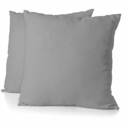 Taie d'oreiller HOME LINGE PASSION Gris Gris clair 63 x 63 cm (2 Unités)