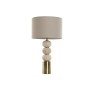 Lámpara de mesa Home ESPRIT Beige Dorado