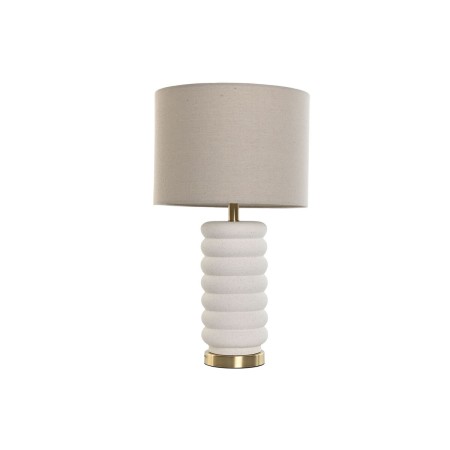 Lámpara de mesa Home ESPRIT Beige Dorado