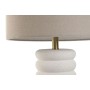 Lámpara de mesa Home ESPRIT Beige Dorado