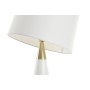 Lámpara de mesa Home ESPRIT Blanco Dorado 50 W 220 V