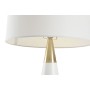 Lámpara de mesa Home ESPRIT Blanco Dorado 50 W 220 V