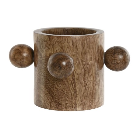 Jarrón Home ESPRIT Marrón Madera de mango