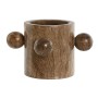 Jarrón Home ESPRIT Marrón Madera de mango