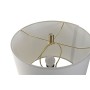 Lampe de bureau Home ESPRIT Blanc Doré 50 W 220 V