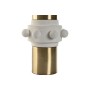 Lámpara de mesa Home ESPRIT Blanco Dorado 50 W 220 V