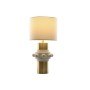 Lampe de bureau Home ESPRIT Blanc Doré 50 W 220 V