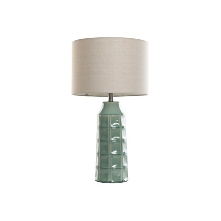 Lampe de bureau Home ESPRIT Vert Beige 50 W 220 V