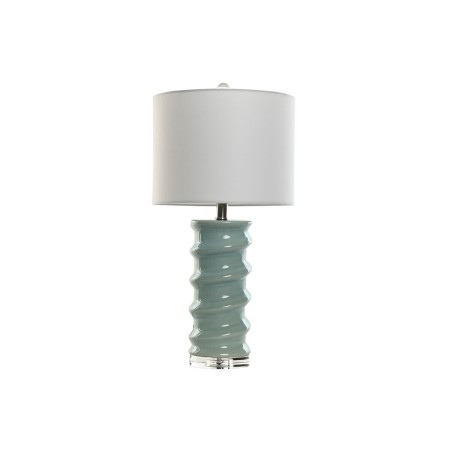 Lámpara de mesa Home ESPRIT Blanco Azul cielo 50 W 220 V