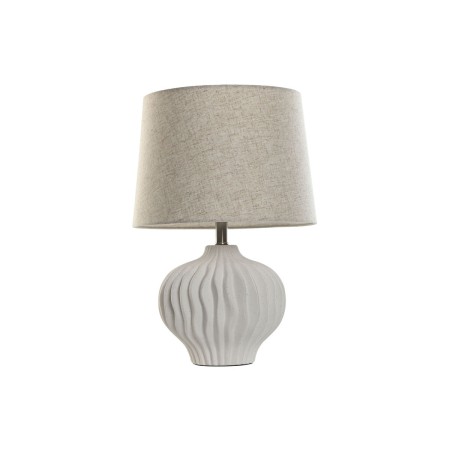 Lámpara de mesa Home ESPRIT Blanco Beige 50 W 220 V