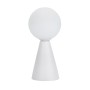Lampe de bureau Versa Blanc Céramique Verre 40 W 10 x 22,5 cm Prisme