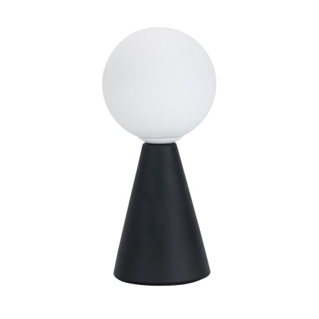 Lampe de bureau Versa Noir Céramique Verre 40 W 10 x 22,5 cm Prisme