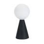 Lampe de bureau Versa Noir Céramique Verre 40 W 10 x 22,5 cm Prisme