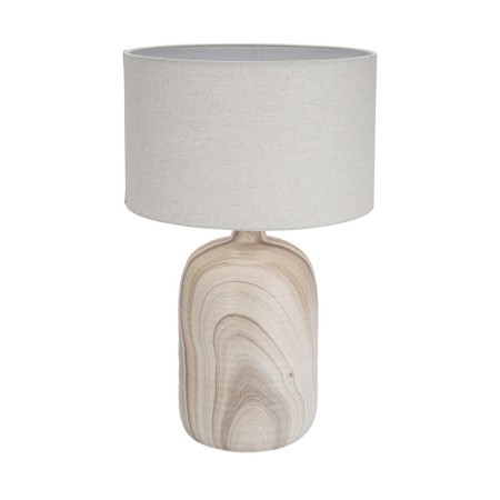 Lampe de bureau Versa Lin Céramique 40 W 32,5 x 52 cm Rustique