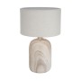 Lampe de bureau Versa Lin Céramique 40 W 32,5 x 52 cm Rustique
