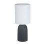 Lámpara de mesa Versa Negro Algodón Cerámica 40 W 15 x 36 cm
