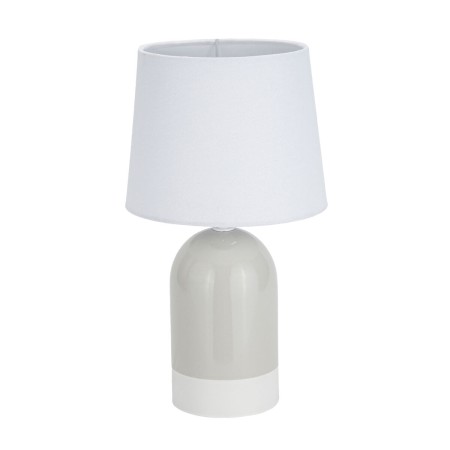 Lámpara de mesa Versa Duo Beige Lino Cerámica 40 W 18 x 32,5 cm