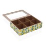 Boîte pour infusions Versa Bois 17 x 7 x 24 cm Citron