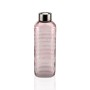 Botella de Agua Versa Rosa Vidrio Aluminio 1 L 8,3 x 23,5 x 8,3 cm