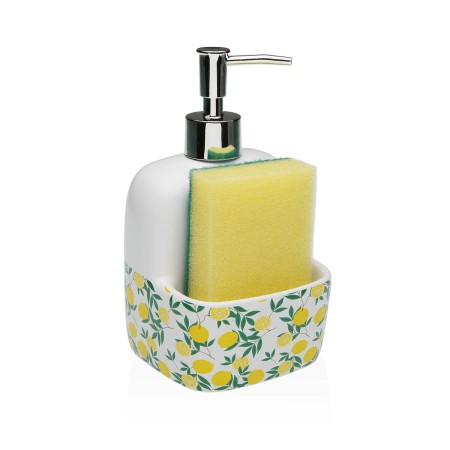 Distributeur de Savon Versa Céramique Citron 9,4 x 17,8 x 10,5 cm