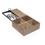 Boîte pour infusions Versa Bois 16,7 x 6,5 x 16,2 cm Arbre de vie