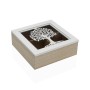 Caja para Infusiones Versa Madera MDF 20 x 7 x 20 cm Árbol de la vida