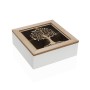 Boîte pour infusions Versa Bois MDF 20 x 7 x 20 cm Arbre de vie