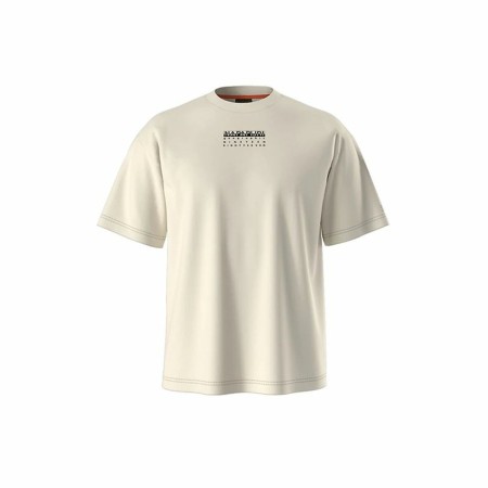 Camiseta de Manga Corta Hombre Napapijri S-Premium Ss Beige Dimity 2 Beige