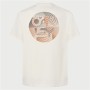 Camiseta de Manga Corta Hombre Oakley Fingerprint B1B Blanco