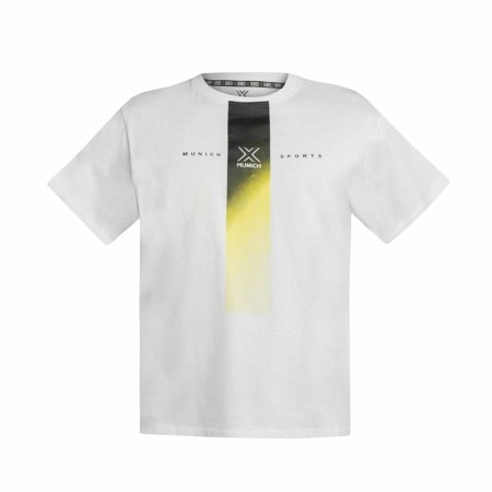 Camiseta Deportiva de Manga Corta Munich Athletic Challenge Blanco