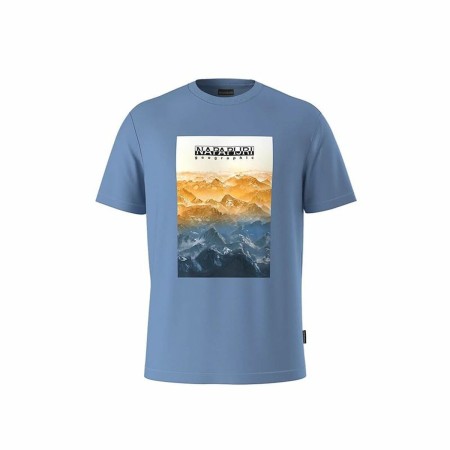 T-shirt à manches courtes homme Napapijri S-Rollin Ss Indigo