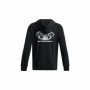 Sweat à capuche homme Under Armour Rival Flc Txtr Noir