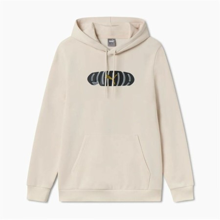 Sweat à capuche homme Puma Beige