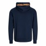 Sweat à capuche homme Jack & Jones Blue marine